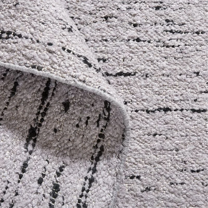 Chicago Performance Flatweave Handwoven Carbon Grey Area Rug 12'x15'
