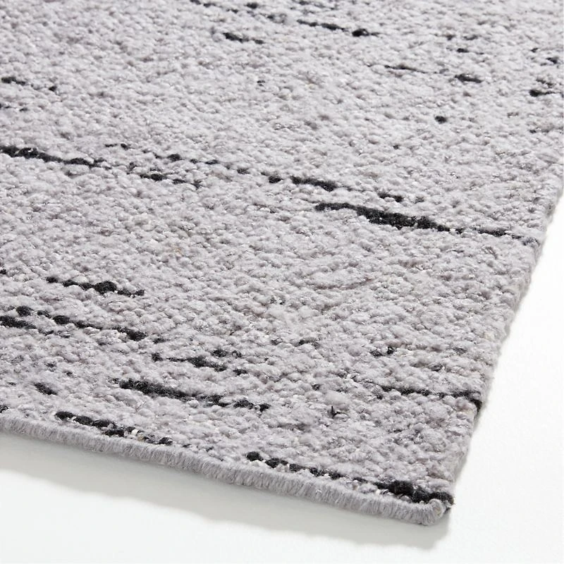 Chicago Performance Flatweave Handwoven Carbon Grey Area Rug 12'x15'