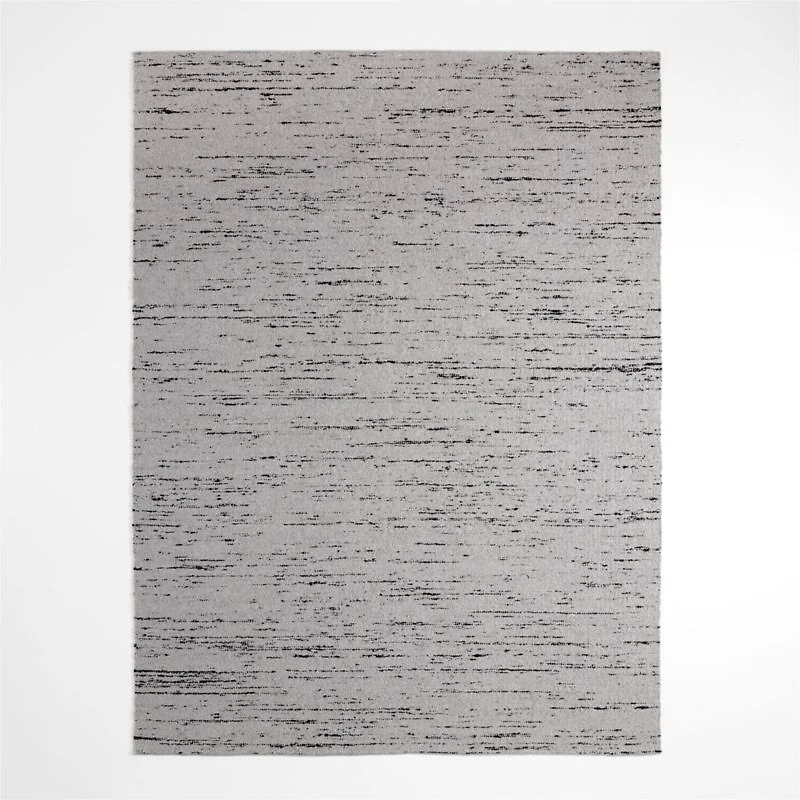Chicago Performance Flatweave Handwoven Carbon Grey Area Rug 12'x15'