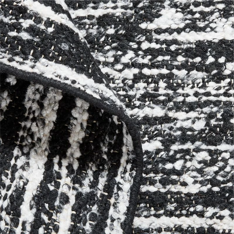 Chicago Performance Flatweave Handwoven Charcoal Grey Area Rug 8'x10'
