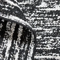 Chicago Performance Flatweave Handwoven Charcoal Grey Area Rug 8'x10'