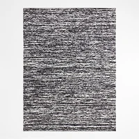 Chicago Performance Flatweave Handwoven Charcoal Grey Area Rug 8'x10'