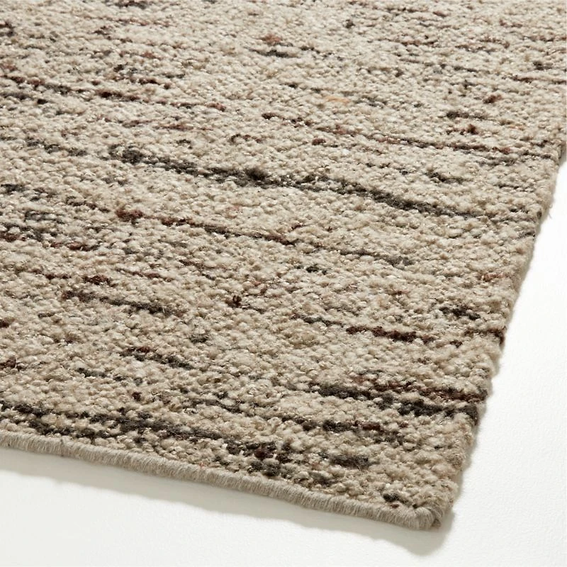 Chicago Performance Flatweave Handwoven Taupe Brown Area Rug 8'x10'
