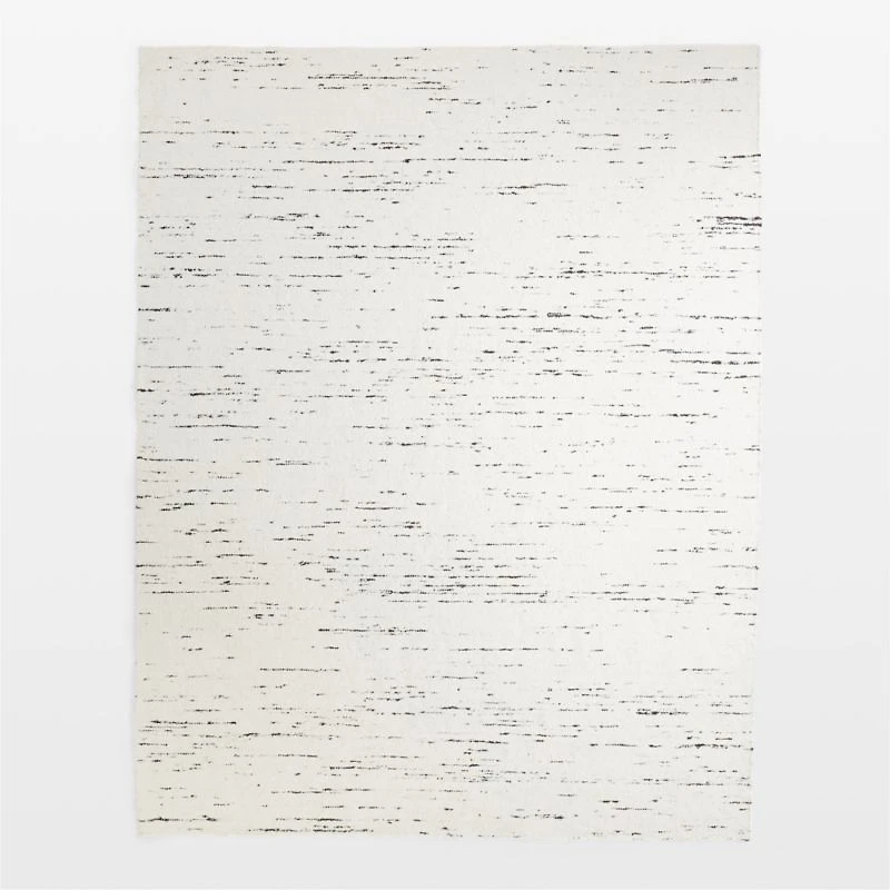 Chicago Performance Flatweave Handwoven White Area Rug 6'x9'