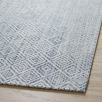 Chilewich ® Mosaic Blue Woven Indoor/Outdoor Floormat 35"x48"