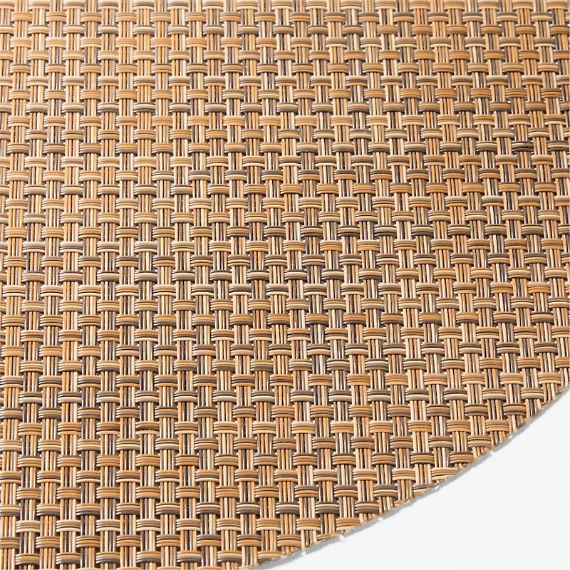 Chilewich ® Teak Basketweave Round Placemat