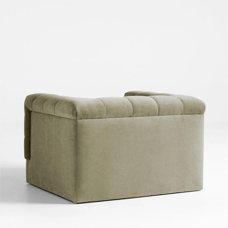 Chiltern Velvet Tufted Arm Chair