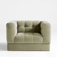 Chiltern Velvet Tufted Arm Chair