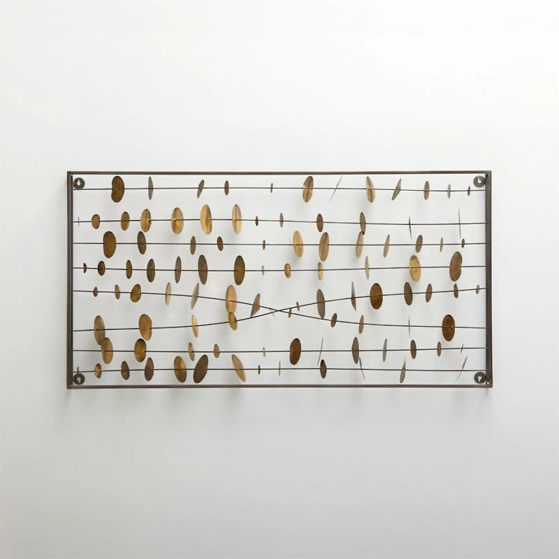 "Chimes" Metal Wall Art Sculpture 23.5"x46"