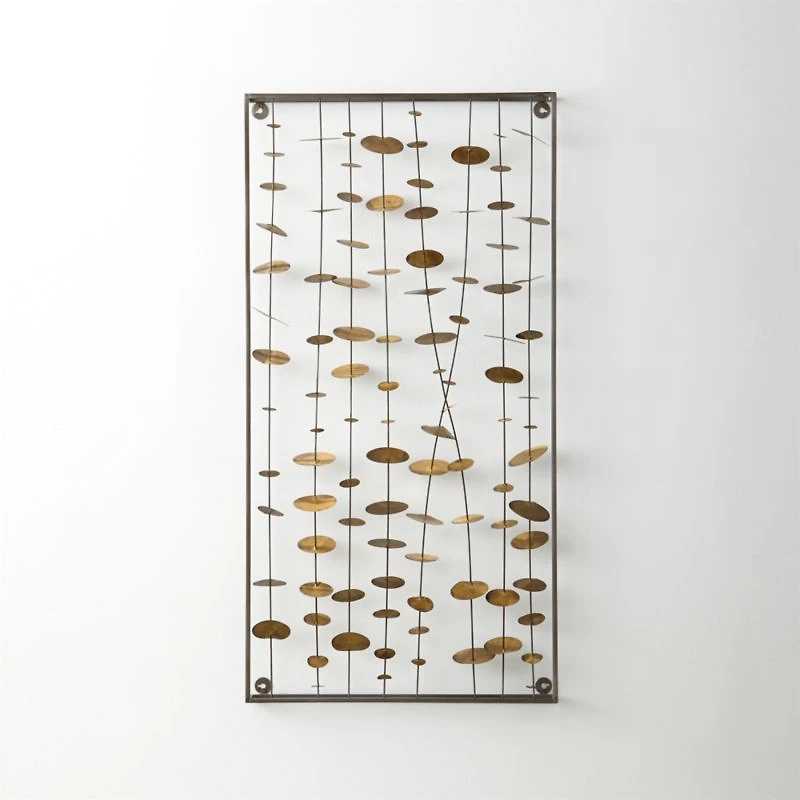 "Chimes" Metal Wall Art Sculpture 23.5"x46"