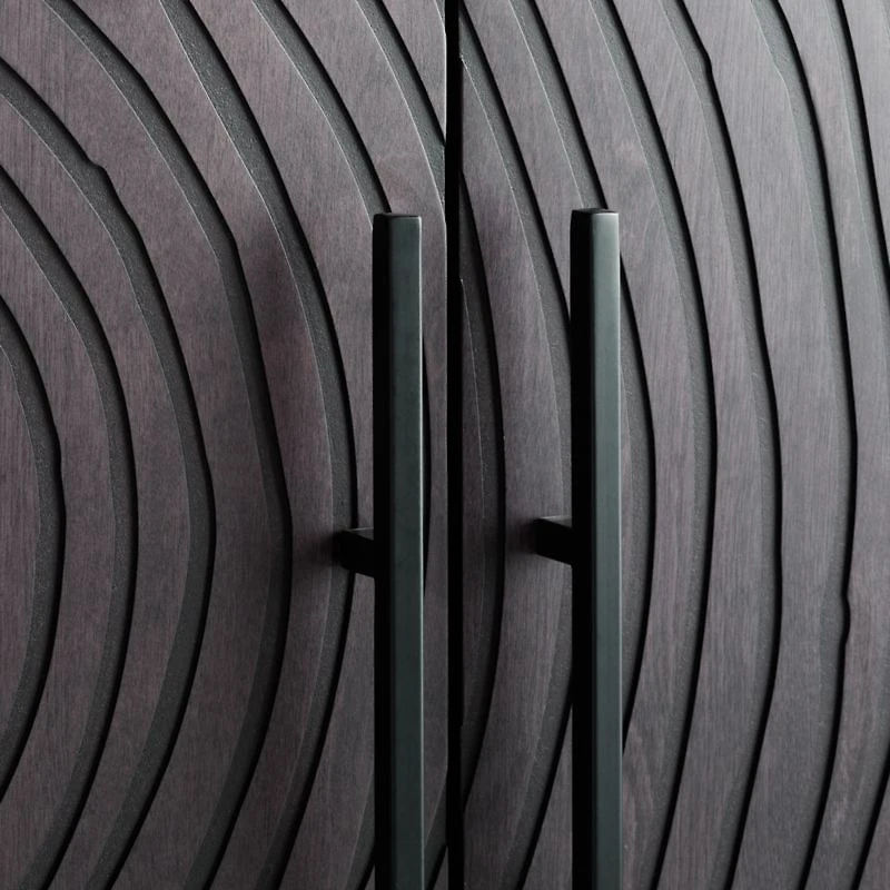 Circulus Black Storage Cabinet