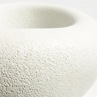 Cirro White Ceramic Centerpiece Bowl 16"
