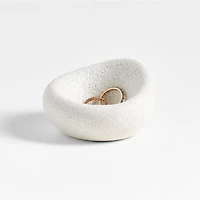 Cirro White Ceramic Tealight Candle Holder