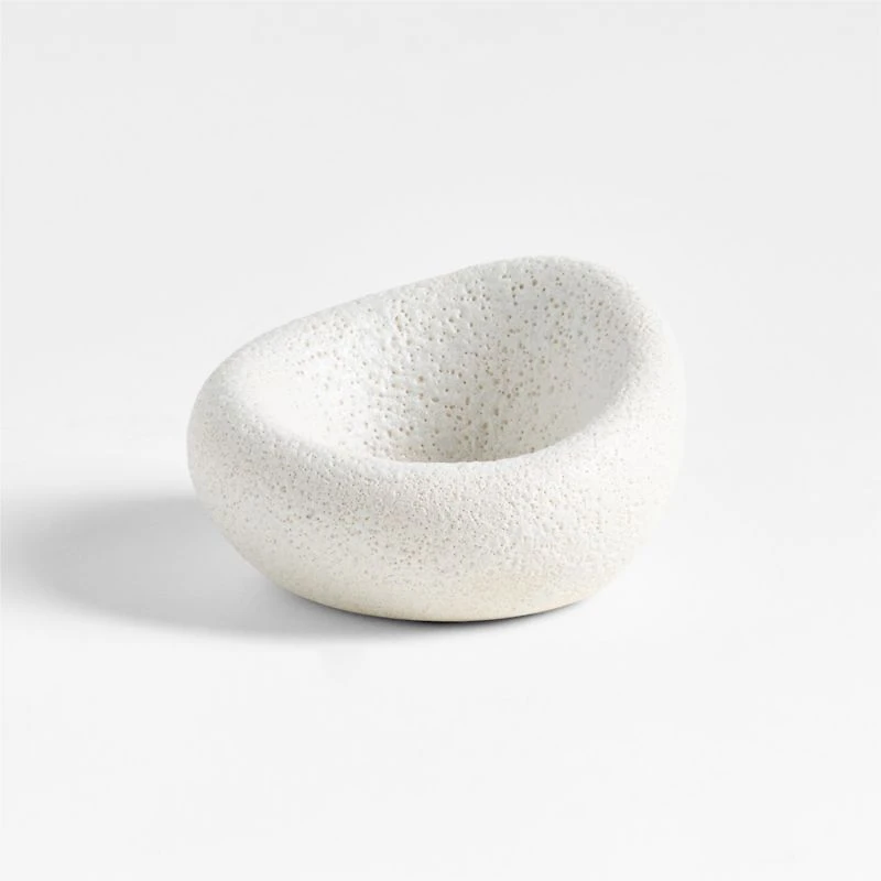 Cirro White Ceramic Tealight Candle Holder