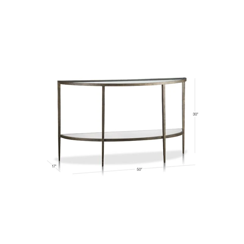 Clairemont Demilune Console Table