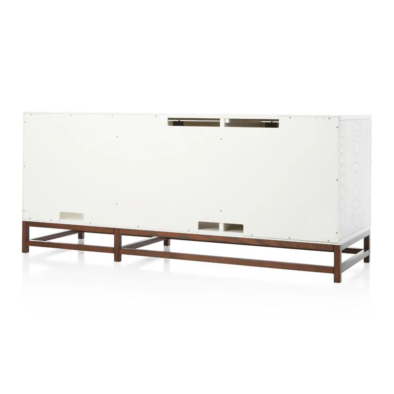 Clapboard 60" White Media Console