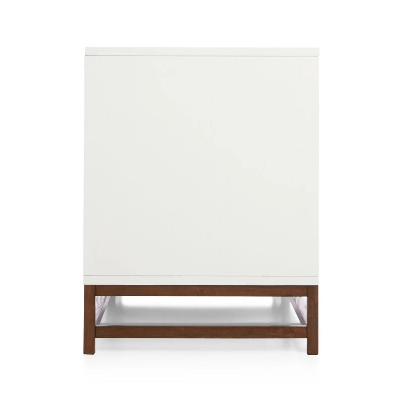 Clapboard 60" White Media Console