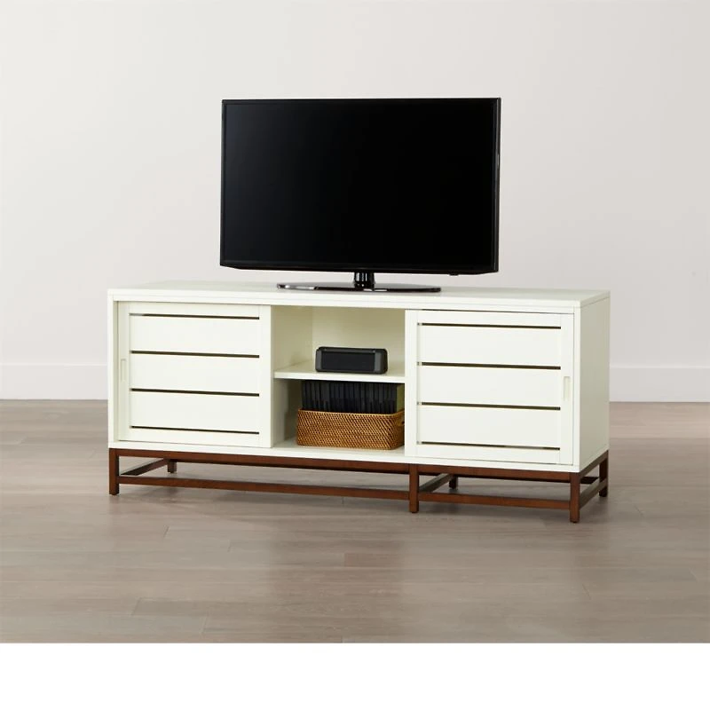 Clapboard 60" White Media Console