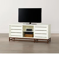 Clapboard 60" White Media Console