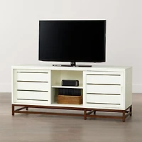 Clapboard 60" White Media Console