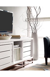 Clapboard 60" White Media Console