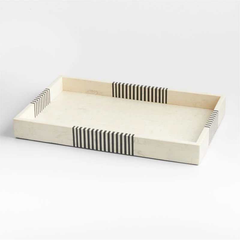Clara Resin Inlay Decorative Tray 24"