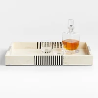 Clara Resin Inlay Decorative Tray 24"