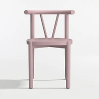 Classic Violet Purple Wood Kids Play Chair