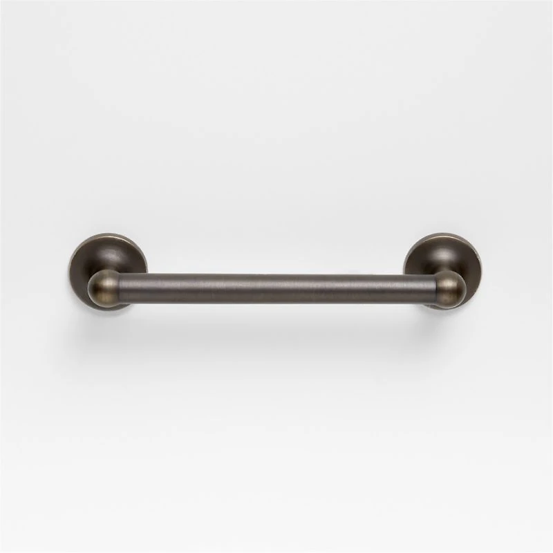 Classic 4" Round Brushed Bronze Cabinet Drawer Bar Pull