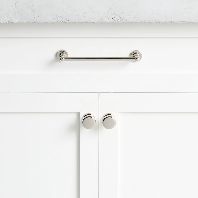 Classic 3" Round Polished Chrome Cabinet Drawer Bar Pull