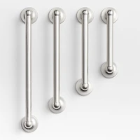Classic 3" Round Brushed Nickel Cabinet Drawer Bar Pull