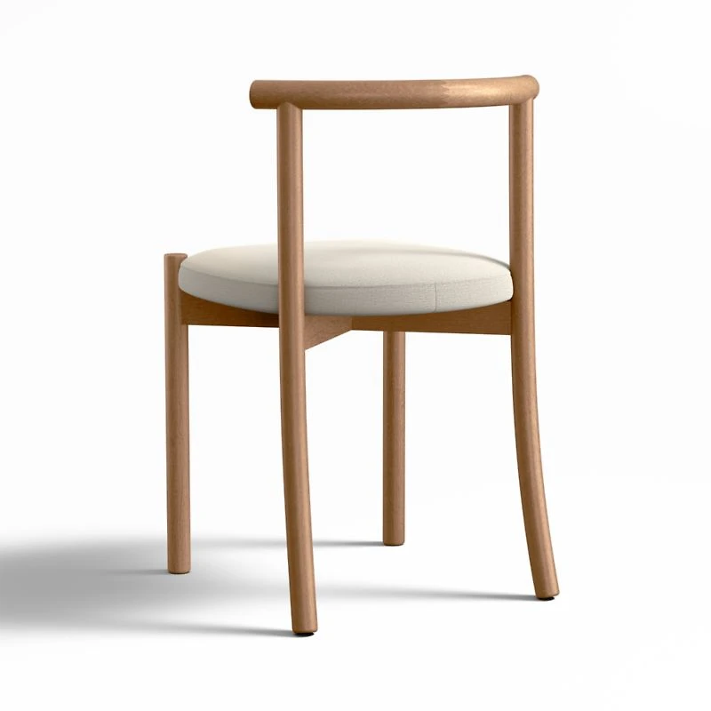 Classic Wood and Upholstered Kids Desk Chair
