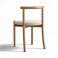 Classic Wood and Upholstered Kids Desk Chair