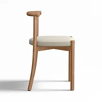 Classic Wood and Upholstered Kids Desk Chair