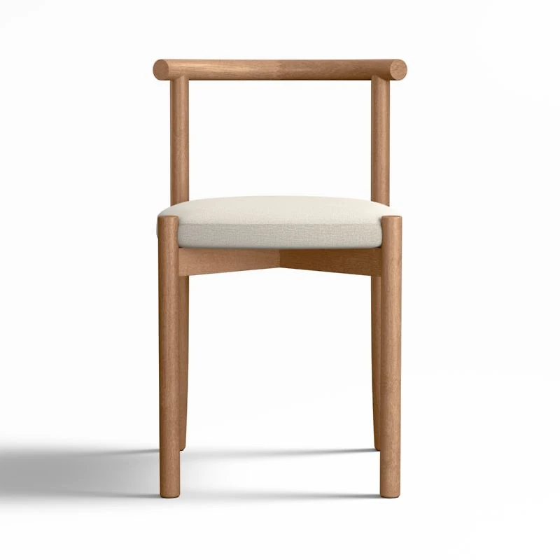 Classic Wood and Upholstered Kids Desk Chair