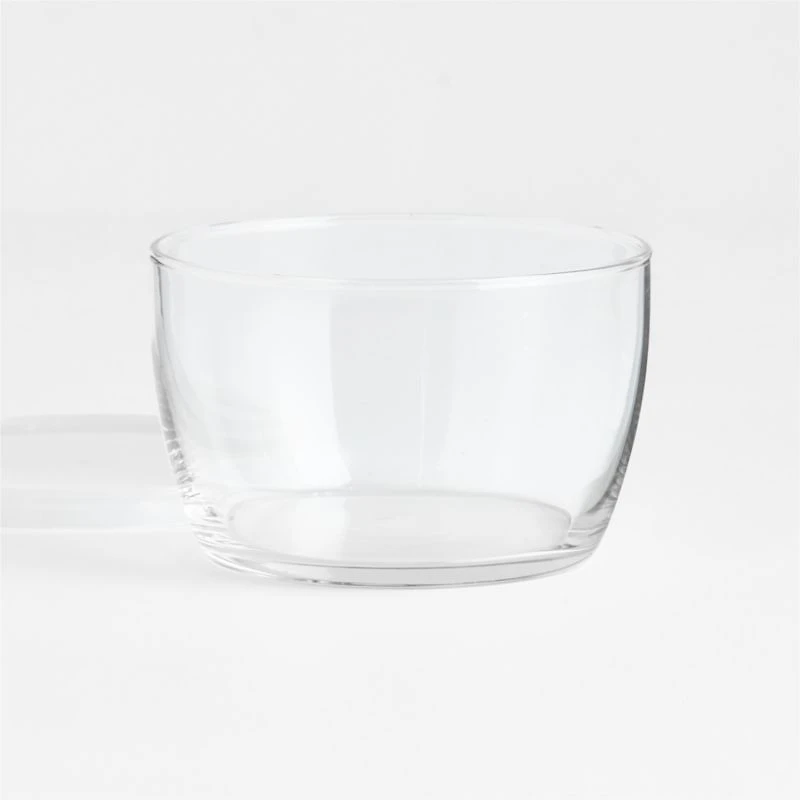 Clear Glass Bowl with Lid