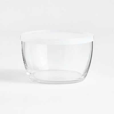 Clear Glass Bowl with Lid