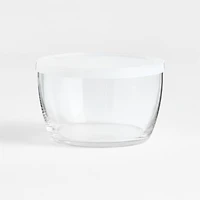 Clear Glass Bowl with Lid