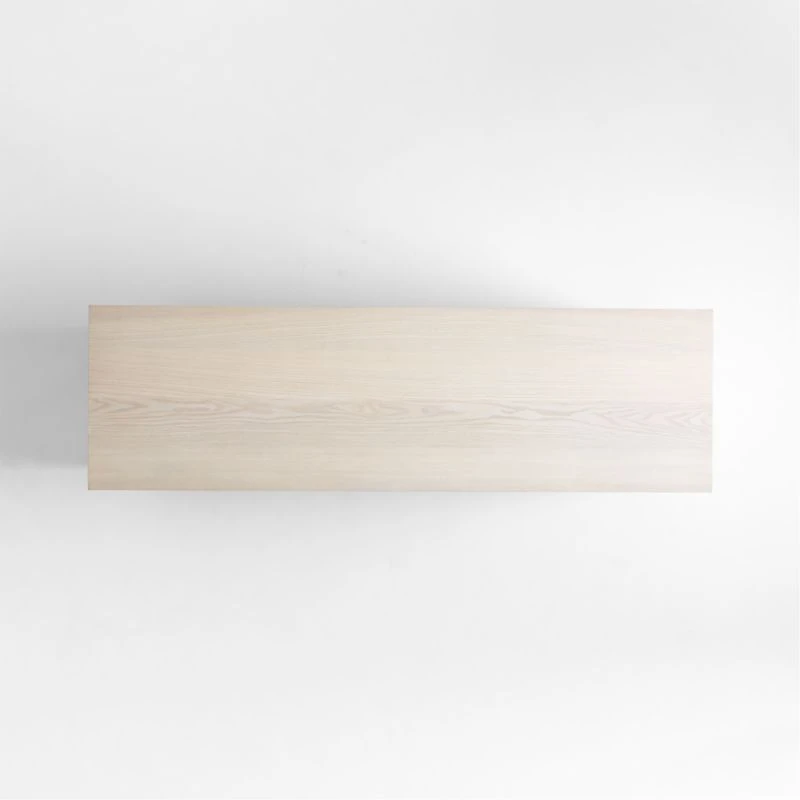 Clemente 68" Whitewashed Ash 9-Drawer Dresser