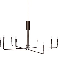 Clive 8-Arm Bronze Chandelier Light