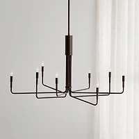 Clive 8-Arm Bronze Chandelier Light