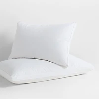 Classic Organic Cotton Down Feather Standard Side Sleeper Bed Pillow