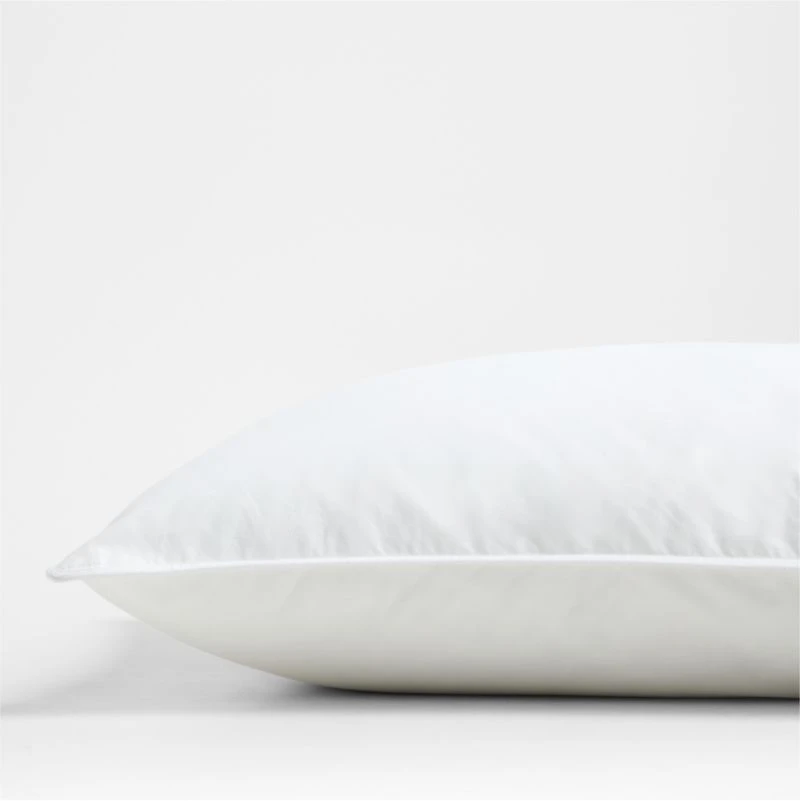 Classic Organic Cotton Down-Alternative Soft Standard Bed Pillow