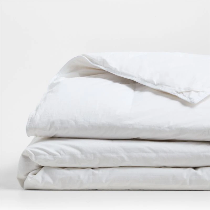 Classic Organic Cotton Medium Weight Down Twin Duvet Insert