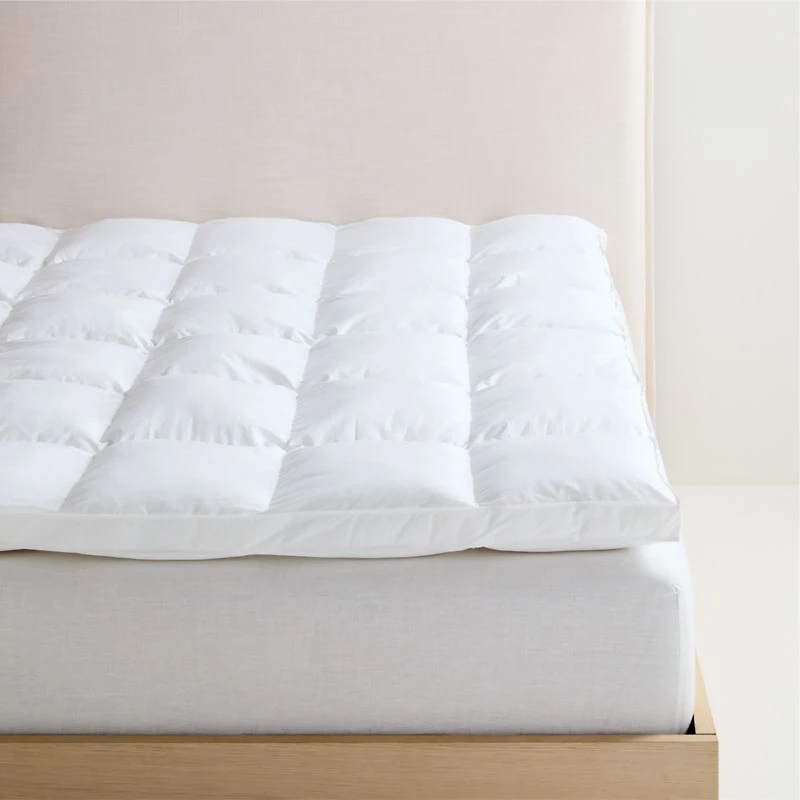 Classic Organic Cotton Down-Alternative Fiber Twin Matteress Topper