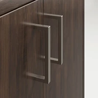Clybourn Charcoal Cherry 32" Storage Bookcase