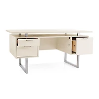 Clybourn Cream Executive Desk