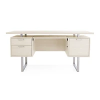Clybourn Cream Executive Desk