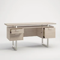 Clybourn Pickled Oak Executive Desk