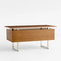 Clybourn Walnut Executive Desk